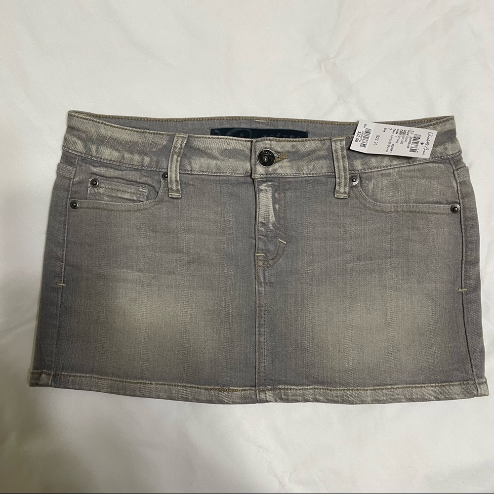 Charlotte Russe Super Mini Denim Skirt